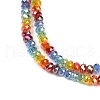 Electroplate Glass Beads Strands EGLA-D300-03-4mm-3