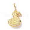 Opaque Resin Pendants KK-G406-09G-2