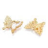 Ion Plating(IP) 304 Stainless Steel Enamel Rhinestone Pendants STAS-T064-59-2