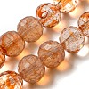 Baking Painted Glass Bead Strands GLAA-G116-02-2