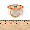304 Stainless Steel Enamel Finger Rings for Women RJEW-Z096-01G-02-3