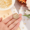   120Pcs 4 Styles Brass Snap on Bails KK-PH0006-17-3
