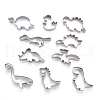 Non-Tarnish Stainless Steel Mixed Dinosaur Shaped Cookie Candy Food Cutters Molds DIY-H142-09P-1