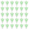 100Pcs Cactus Shape Polymer Clay Beads CLAY-CJC0003-02-1