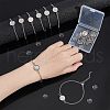 DIY Blank Oval 304 Stainless Steel Link Bracelet Making Kits BJEW-UN00004-4