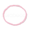 4Pcs Rondelle Glass Seed Beaded Stretch Bracelet Sets BJEW-JB10420-4
