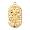 304 Stainless Steel Pendants STAS-F349-03G-02-1