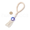Wood Beads Hanging Ornaments HJEW-JM03312-4
