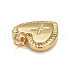 Rack Plating Real 18K Gold Plated Brass Pendants KK-E260-01G-X-3