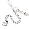 Shell Pearl & Glass Pearl Beaded Bracelets BJEW-JB10622-4