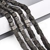 Natural Pyrite Beads Strands G-T140-37A-1