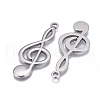 Non-Tarnish 304 Stainless Steel Pendants STAS-F249-40P-2