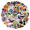 50Pcs Halloween Holographic Vinyl Waterproof Cartoon Stickers DIY-B064-01D-1