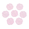 Frosted Transparent Acrylic Beads OACR-P029-19B-05-2