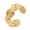 304 Stainless Steel Cuff Bangles for Women AJEW-P127-18G-4