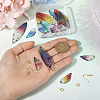 DIY Butterfly Wings Dangle Earring Making Kit DIY-TA0004-45-5