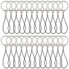 Gorgecraft 60Pcs Nylon Cord with Zinc Alloy sleeve Mobile Straps FIND-GF0006-52-1