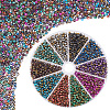   1670Pcs 10 Colors Glass Seed Beads SEED-PH0002-25-1