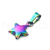 Ion Plating(IP) 304 Stainless Steel Charms STAS-I127-067M-2
