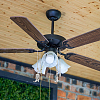 Tibetan Style Alloy Ceiling Fan Pull Chain Extenders PALLOY-AB00189-7