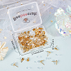 Beebeecraft 100Pcs 304 Stainless Steel Stud Earring Findings STAS-BBC0001-22-7