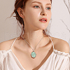 Unicraftale 6Pcs 2 Colors Crystal Holder Cage Necklace NJEW-UN0001-48-6