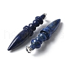 Dyed Natural Lapis Lazuli Pendants G-C187-02B-2
