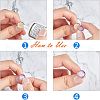 Adjustable 304 Stainless Steel Finger Rings Components STAS-E471-04C-G-4