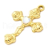 304 Stainless Steel Glass Pendants STAS-S163-18G-2