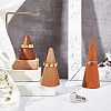 BeechWood Jewelry Ring Display Holder ODIS-WH0007-58-2