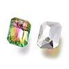 Glass Rhinestone Pendants RGLA-A024-E02-001VR-2