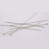 Platinum Plated Jewelry Accessory Brass Ball Head Pins X-RP0.5x20mm-1
