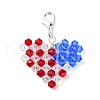 Imitation Austrian Crystal Pendant Decorations HJEW-TA00113-1