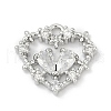 Brass Micro Pave Cubic Zirconia Pendants KK-Z094-01P-01-1