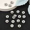 Brass Grade A Crystal Rhinestone Spacer Beads RB-A006-10MM-N-2