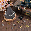 SUNNYCLUE 120Pcs 3 Colors Tibetan Style Alloy Pendants FIND-SC0011-89-4