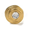 Ion Plating(IP) 304 Stainless Steel Open Cuff Rings STAS-Z060-13G-01-2
