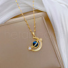 Zinc Alloy Crystal Rhinestone Pendant Necklaces WGBD940-05-1