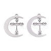 304 Stainless Steel Pendants STAS-N108-37P-1