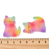 Opaque Acrylic Pendants BACR-D002-11B-02-3