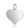 Anti-Tarnish 304 Stainless Steel Stamping Blank Tag Charms STAS-I311-27P-1