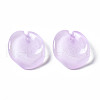Spray Painted Imitation Jade Glass Pendants GLAA-N042-003-B02-2