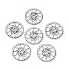 Steampunk Theme Tibetan Style Alloy Gear Cog Pendants TIBEB-19598-AS-NR-3