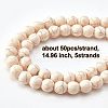 Olycraft 5 Strands Synthetic Howlite Beads Strands G-OC0002-62-4