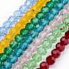 Transparent Glass Bead Strands GLAA-G013-10mm-M-1