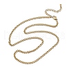 3.5MM 304 Stainless Steel Curb Chain Necklaces NJEW-T016-10G-4