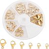 UNICRAFTALE PVD Vacuum Plating 304 Stainless Steel Lobster Claw Clasps STAS-UN0019-30G-1