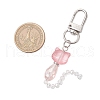 5Pcs Cat Glass Pendants Decorations HJEW-JM03408-3