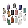 Natural Mixed Gemstone Faceted Pendants G-U031-04P-1