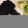 5 Yards 3-Layer Pleated Polyester Chiffon Lace Trim OCOR-WH0082-01B-3